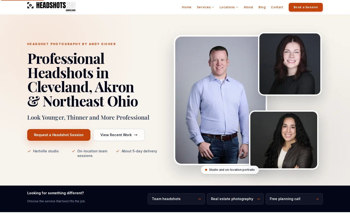 Headshots NEO website